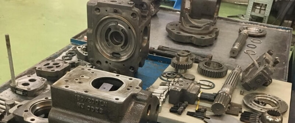 Remontage d'une pompe à pistons Kawasaki
